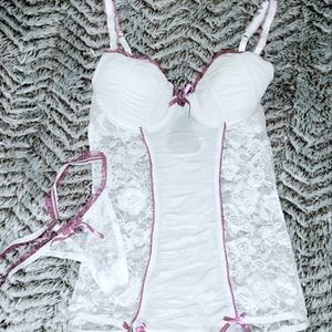 Vintage Playboy Bunny Lingerie Set Size Medium